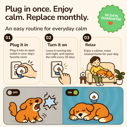 Dog Calming Diffuser Kit